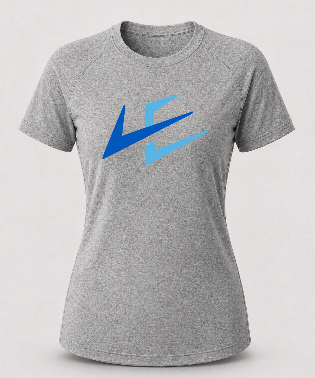 Leading Edge example_store - Gray Tee - Full Front