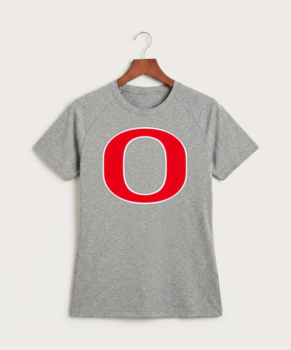 Osakis High School Athletics Coed - Gray Tee - Full Front