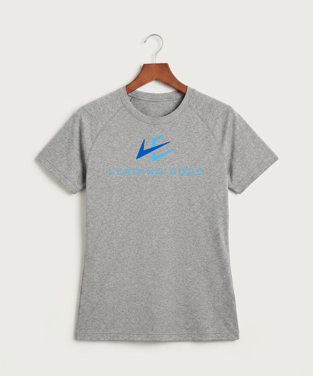 Leading Edge Team Store - Gray Tee - Full Front