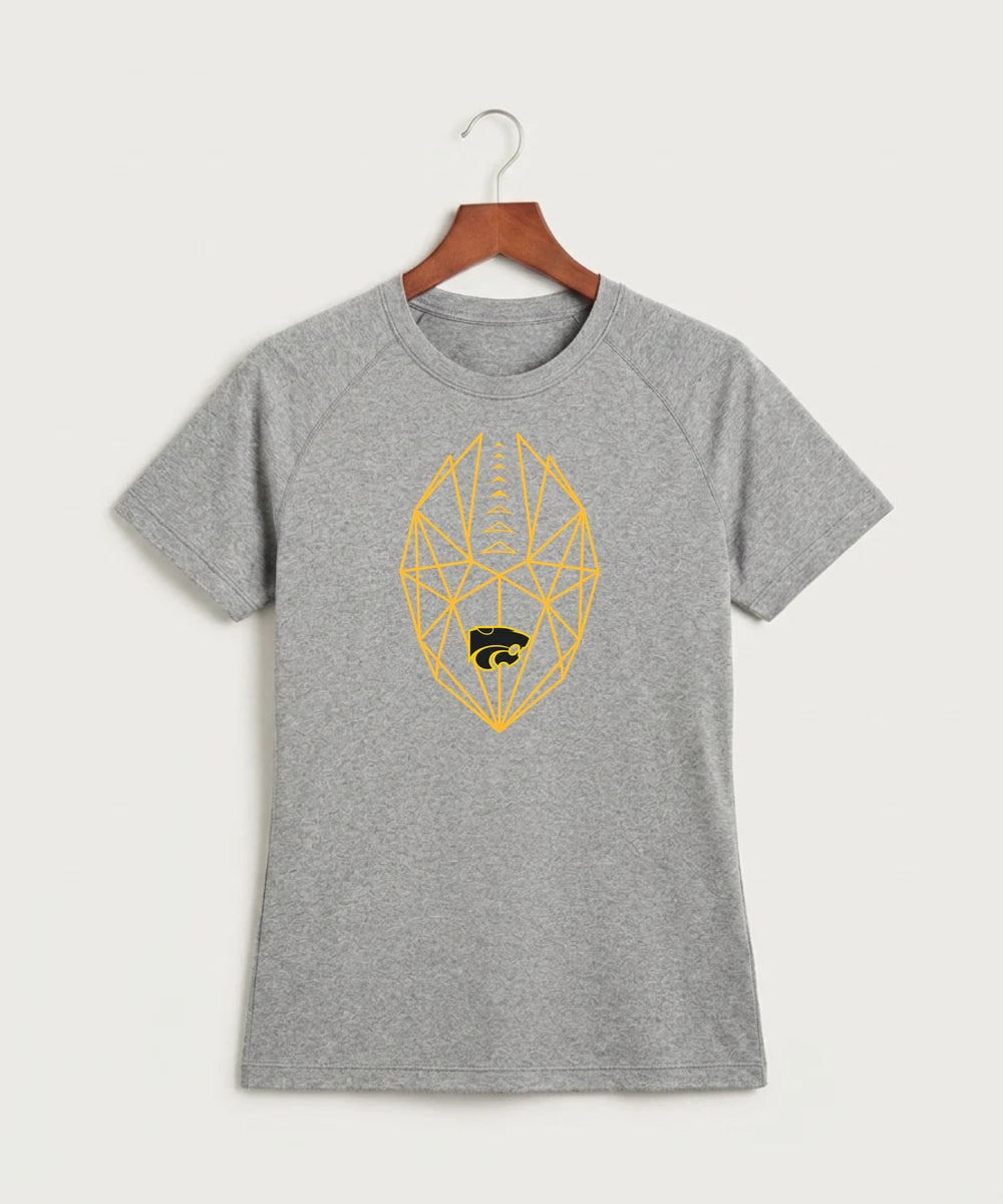 Le-Win Football - Gray Tee - Full Front