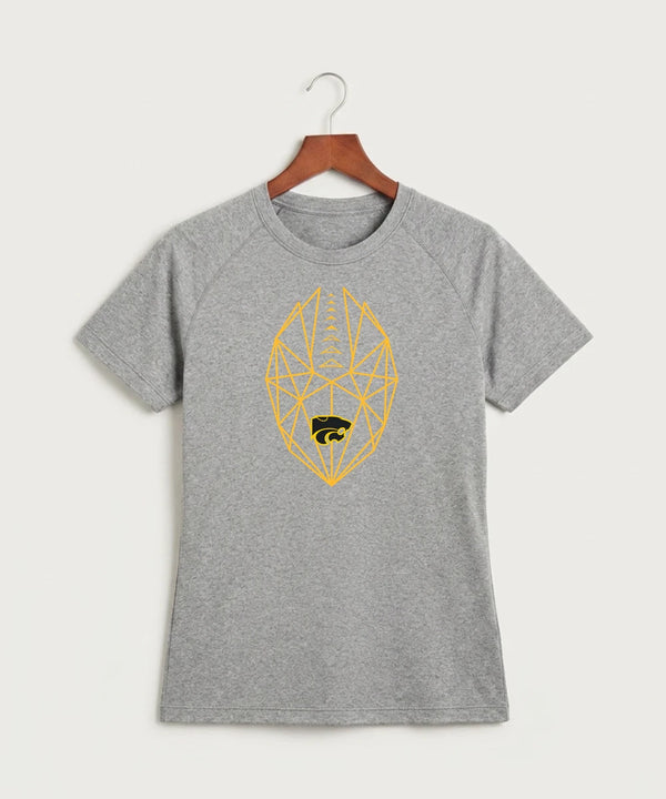 Le-Win Football - Gray Tee - Full Front