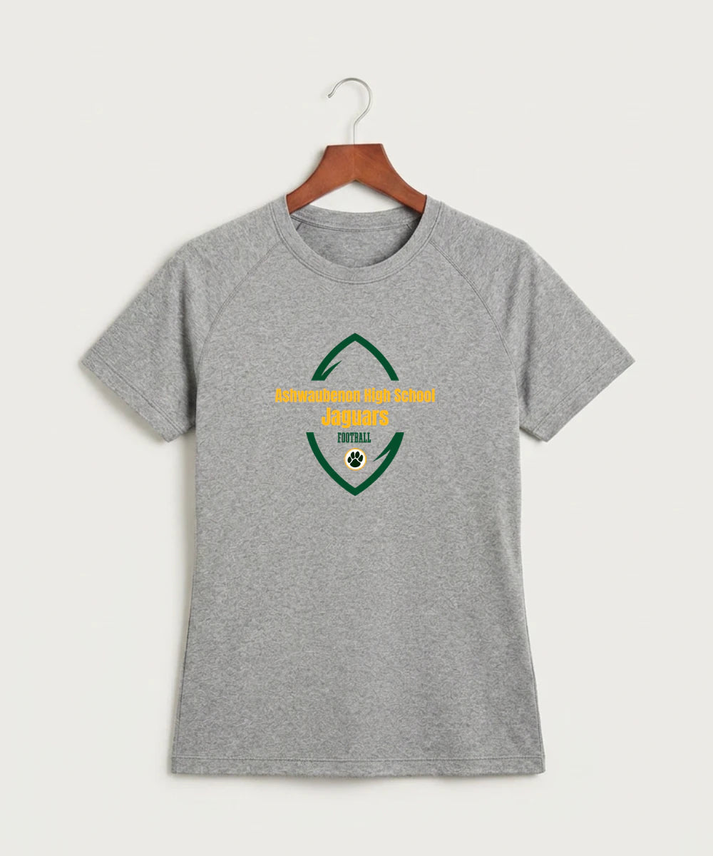 Ashwaubenon High School Football (Boys) - Gray Tee - Full Front