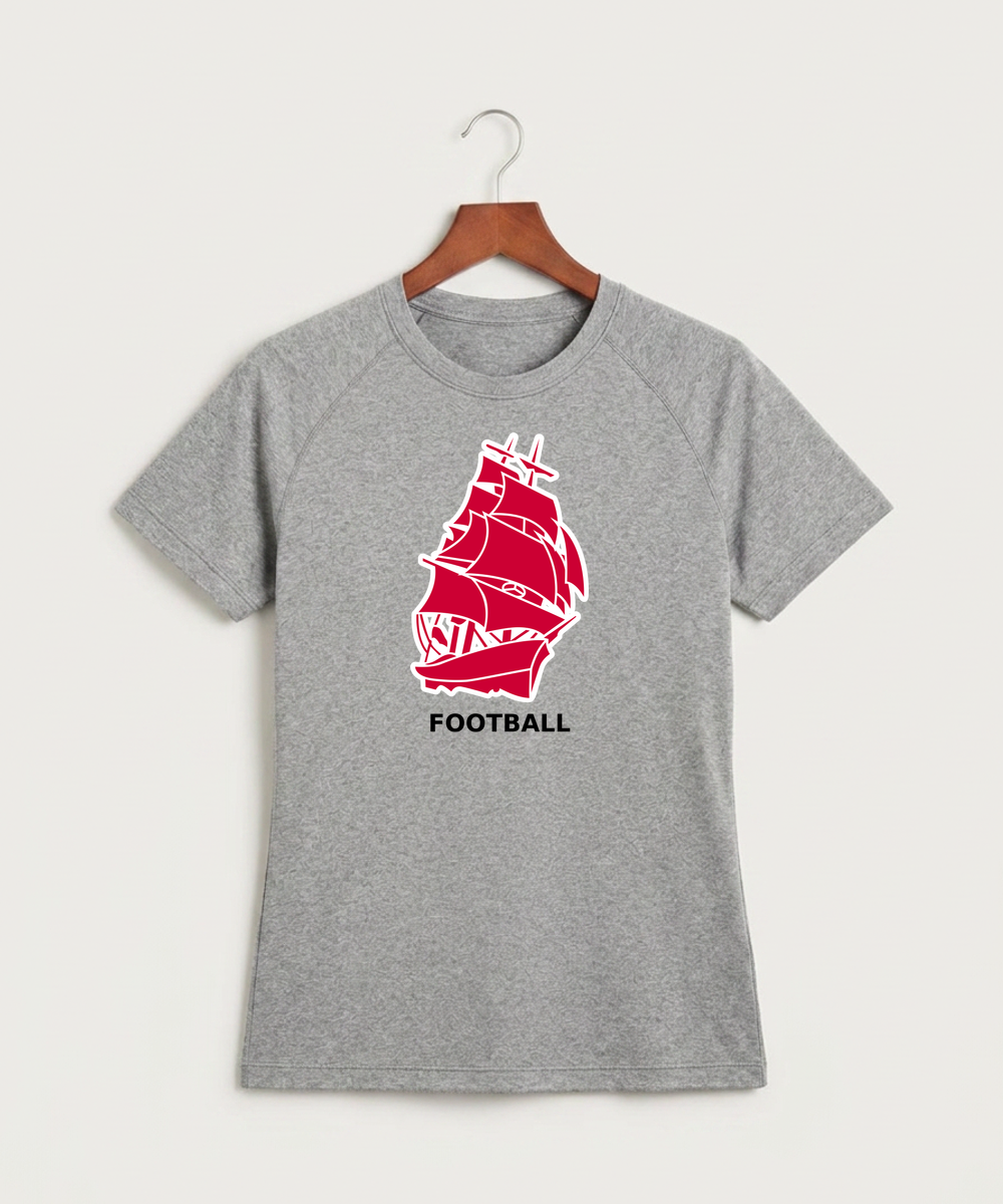 Amboy Football general - Gray Tee - Full Front