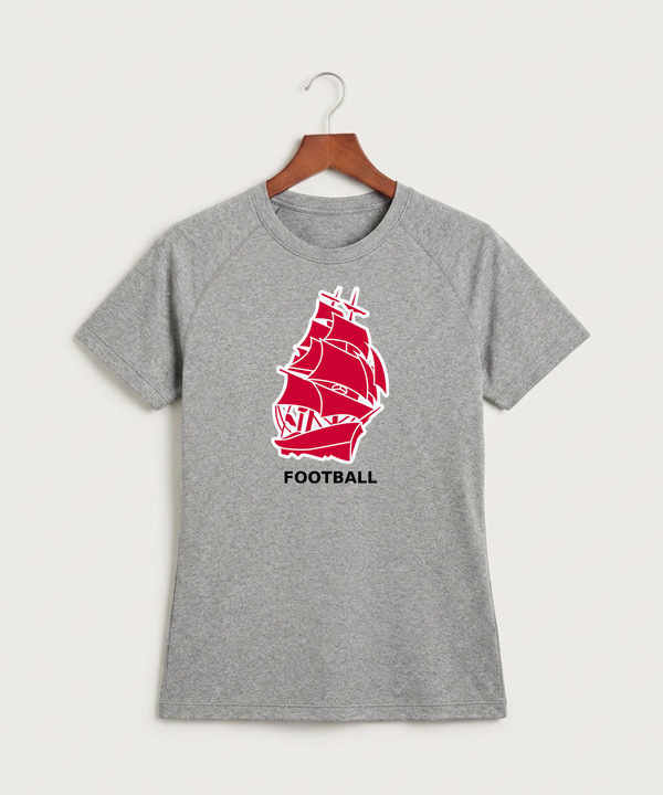 Amboy Football general - Gray Tee - Full Front