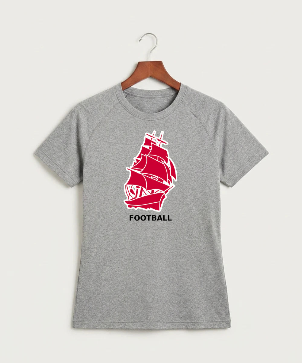 Amboy Football general - Gray Tee - Full Front