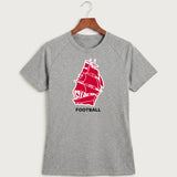 Amboy Football general - Gray Tee - Full Front