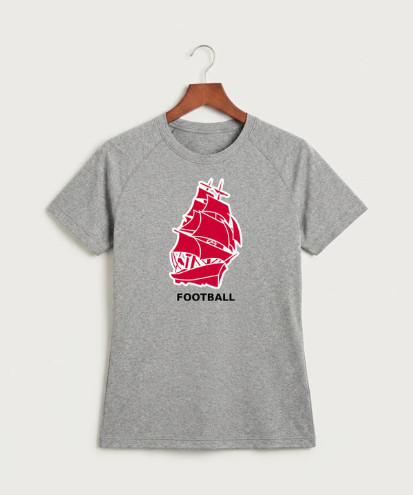 Amboy Football general - Gray Tee - Full Front