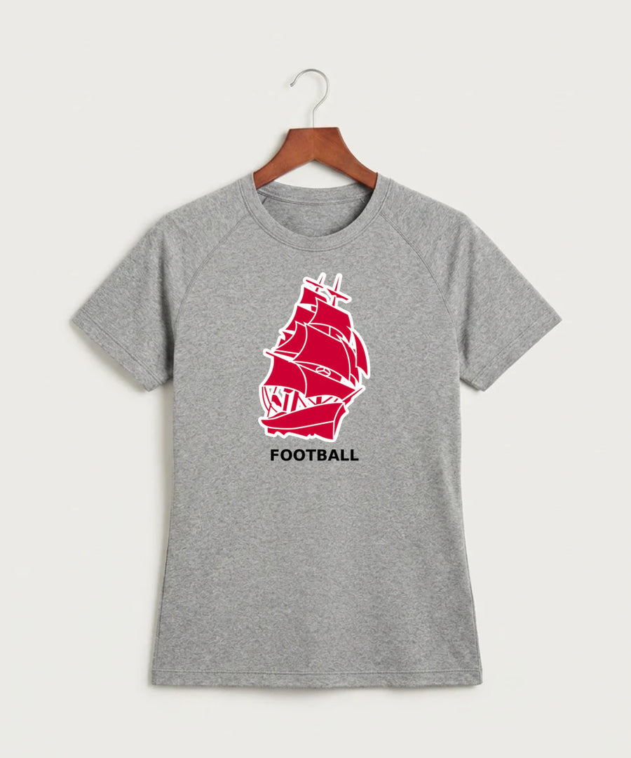 Amboy Football general - Gray Tee - Full Front