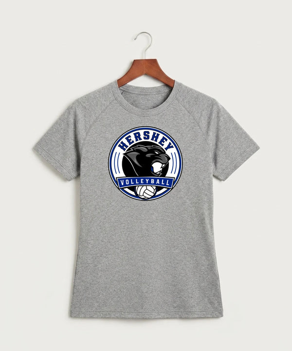 Hershey High School Volleyball Team Store - Gray Tee - Full Front