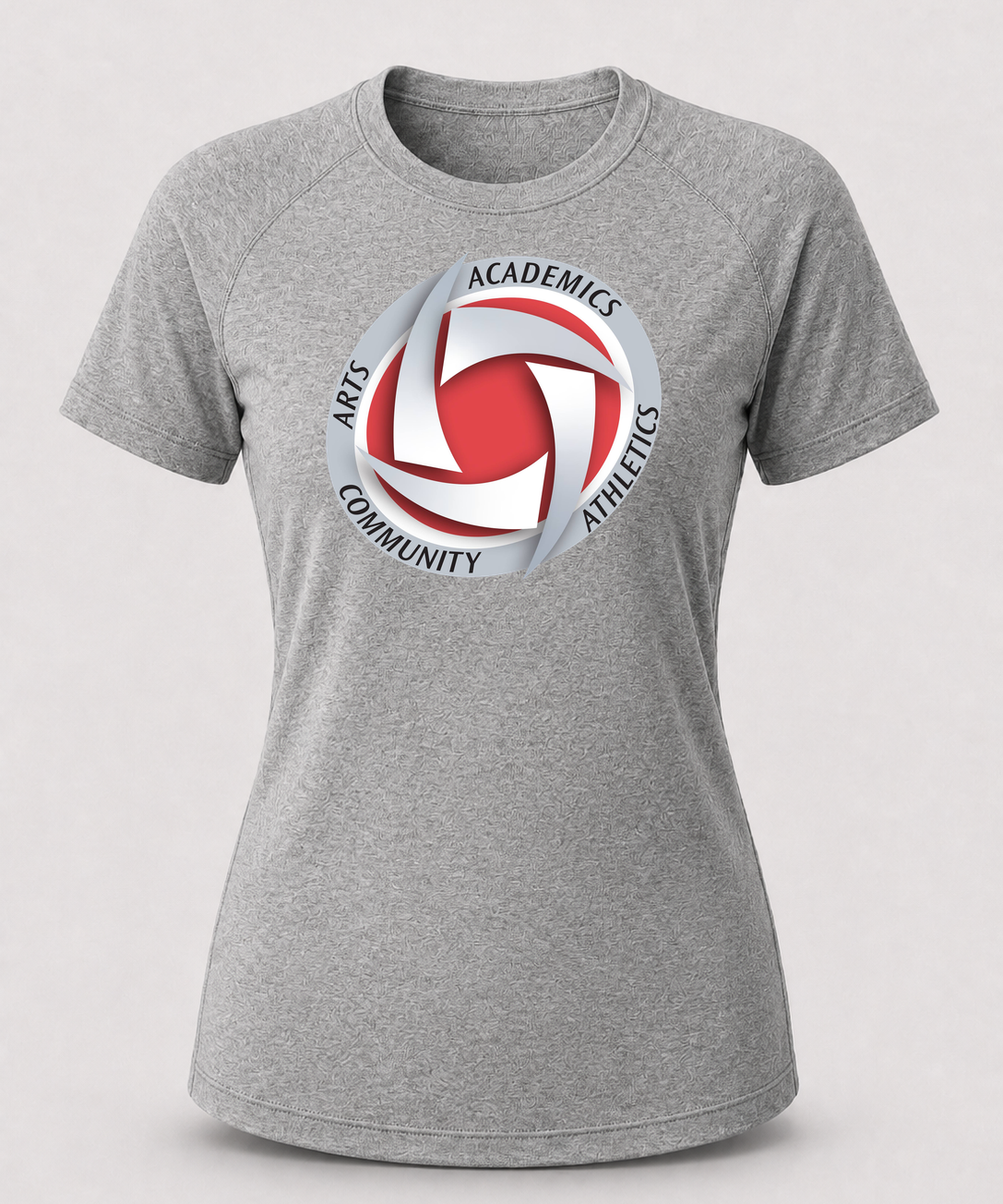 Houston Volleyball - Gray Tee - Full Front