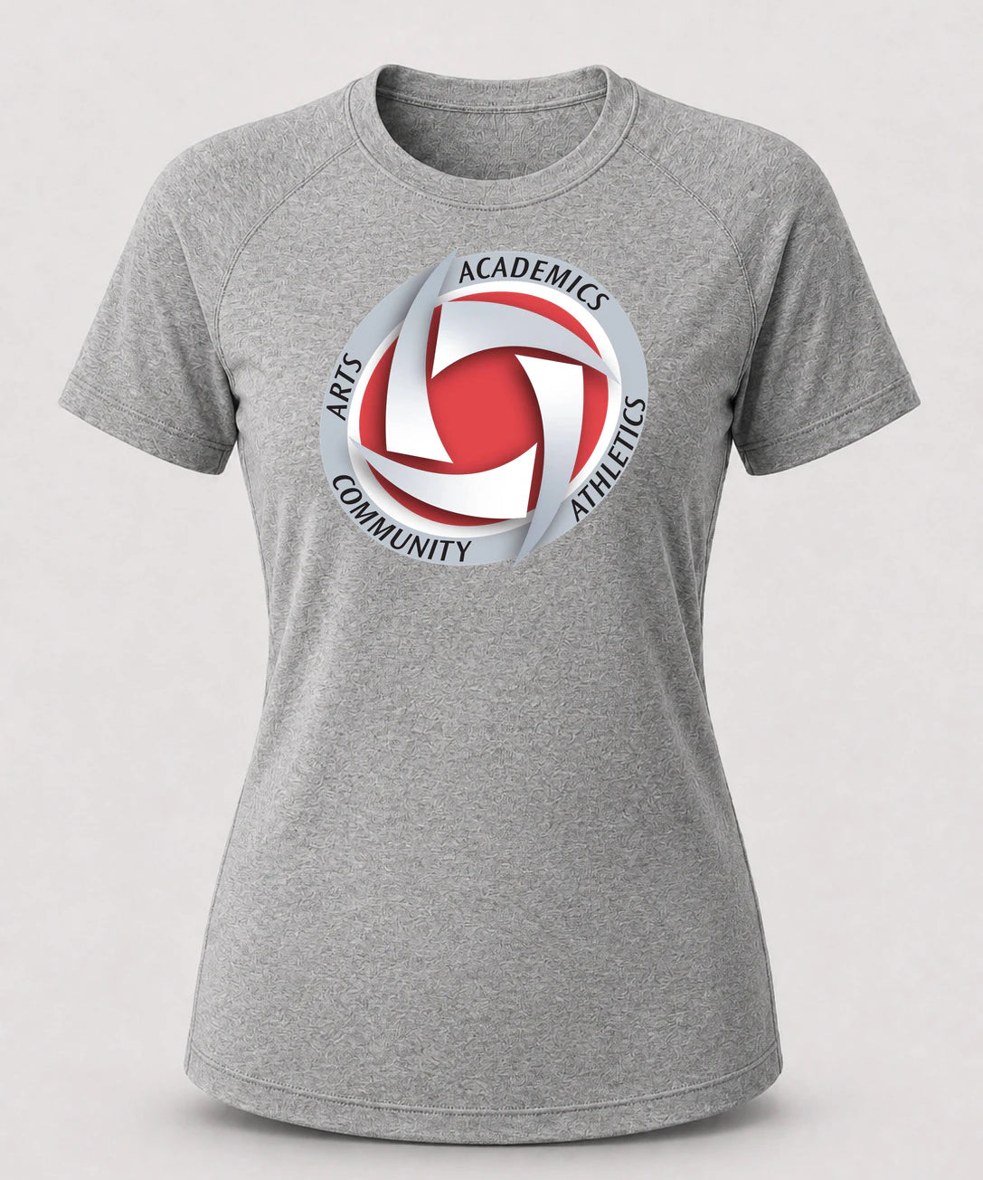 Houston Volleyball - Gray Tee - Full Front