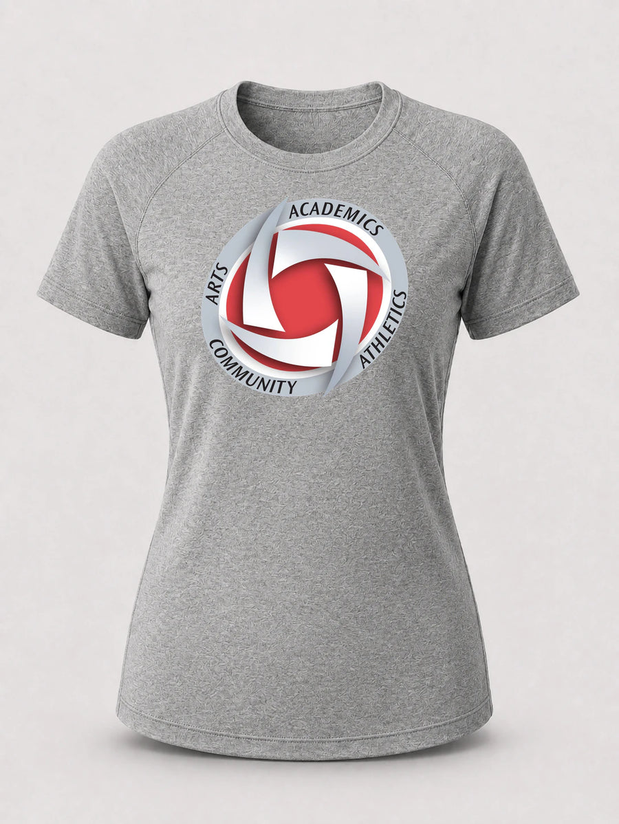 Houston Volleyball - Gray Tee - Full Front