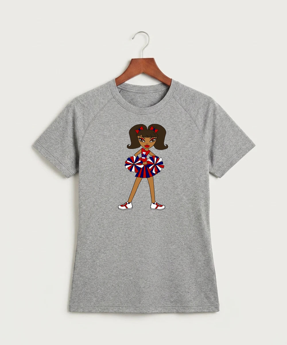 Independence High School Cheer Team - Gray Tee - Full Front