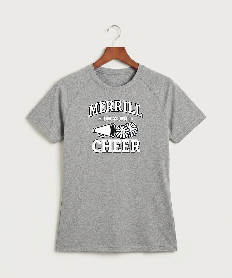 Merrill Dance and Cheer - Gray Tee - Full Front