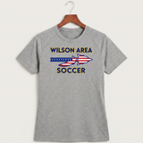 Wilson Area School Soccer Soccer - Gray Tee - Full Front