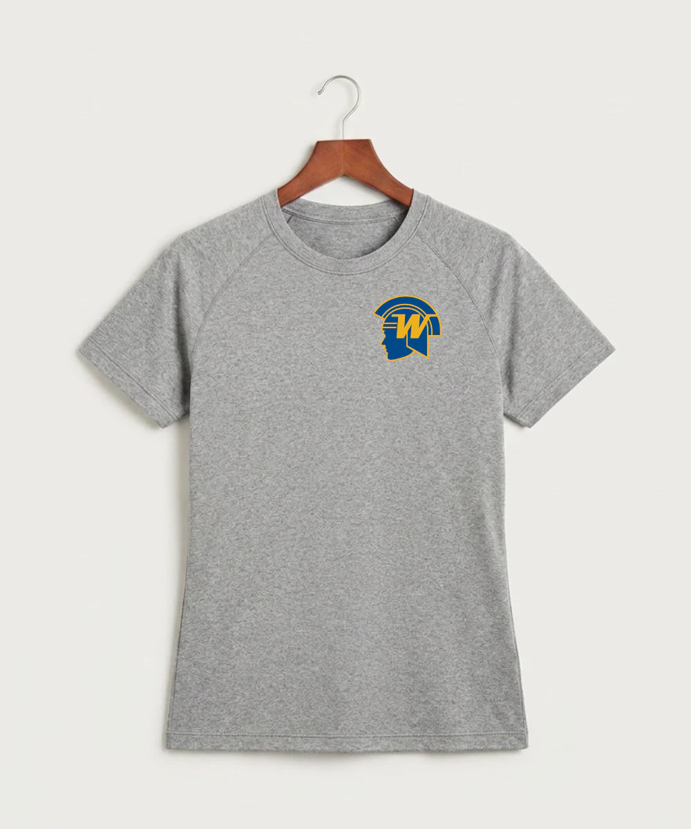 Wayzata High School Football (Boys) - Gray Tee - Left Chest