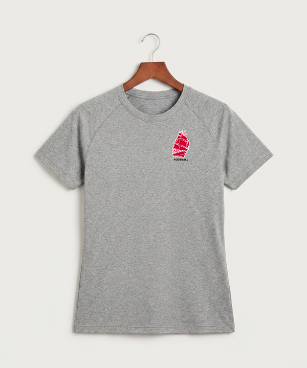 Amboy Football general - Gray Tee - Left Chest