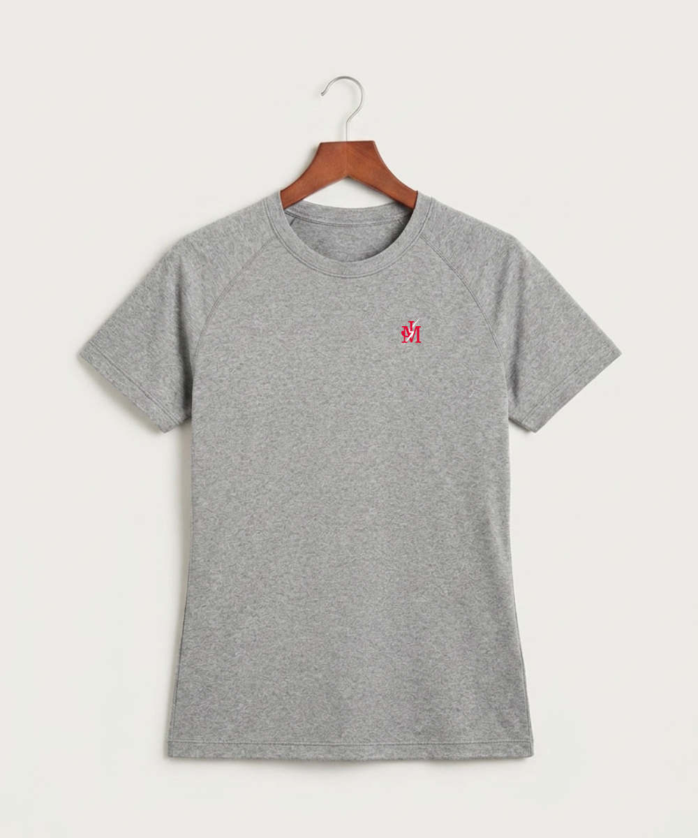 John Marshall High School Cross Country (Coed) - Gray Tee - Left Chest
