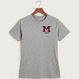Moline Cheer general - Gray Tee - Left Chest