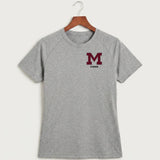 Moline Cheer general - Gray Tee - Left Chest