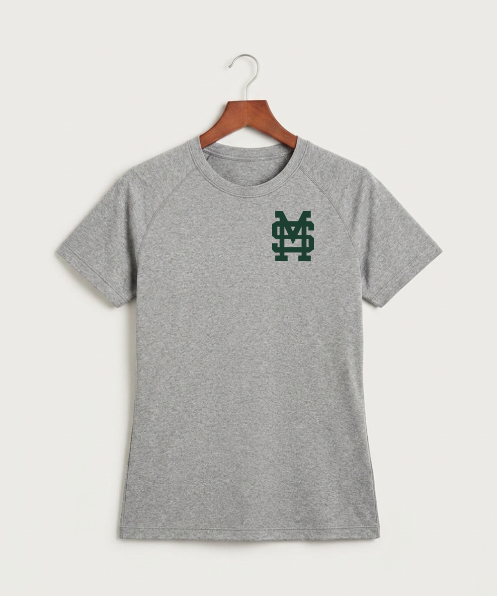 Sleepy Eye St. Mary's High School Athletics - Gray Tee - Left Chest
