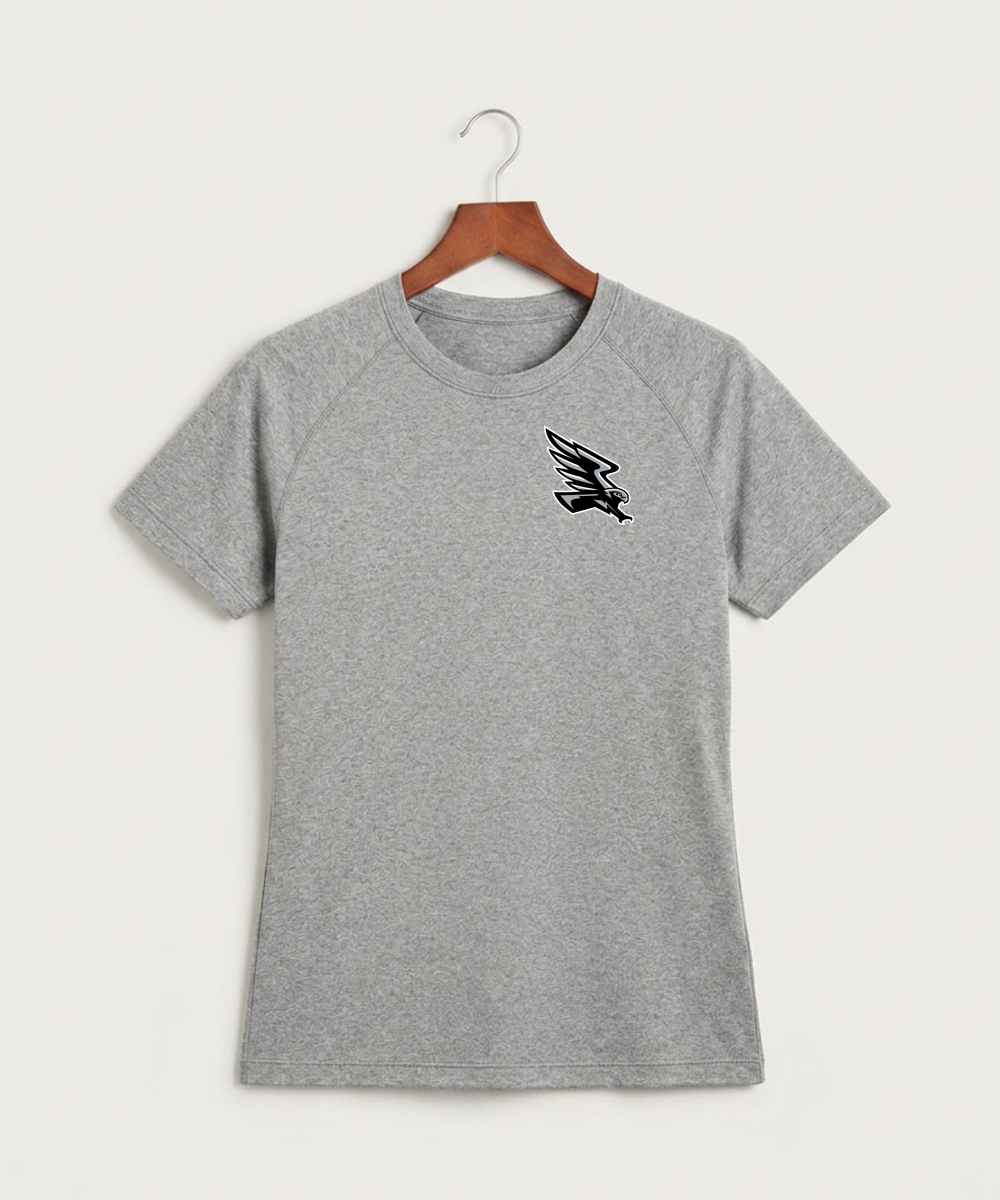 Red Rock Central High School Football (Boys) - Gray Tee - Left Chest