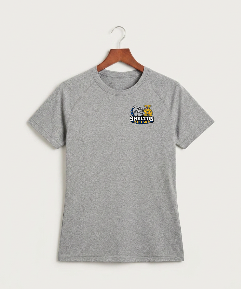 Shelton High School FFA general - Gray Tee - Left Chest