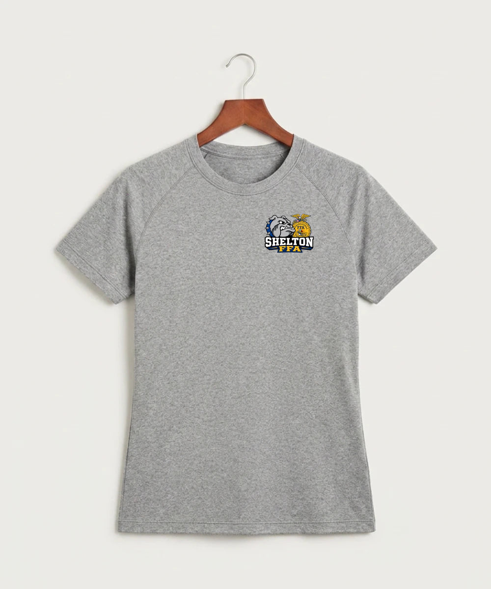 Shelton High School FFA general - Gray Tee - Left Chest