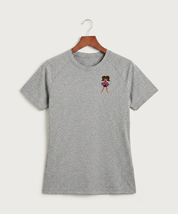 Independence High School Cheer Team - Gray Tee - Left Chest