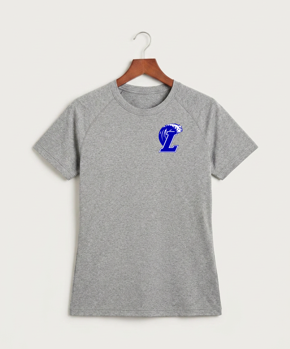 Lakeview High School Football (Boys) - Gray Tee - Left Chest
