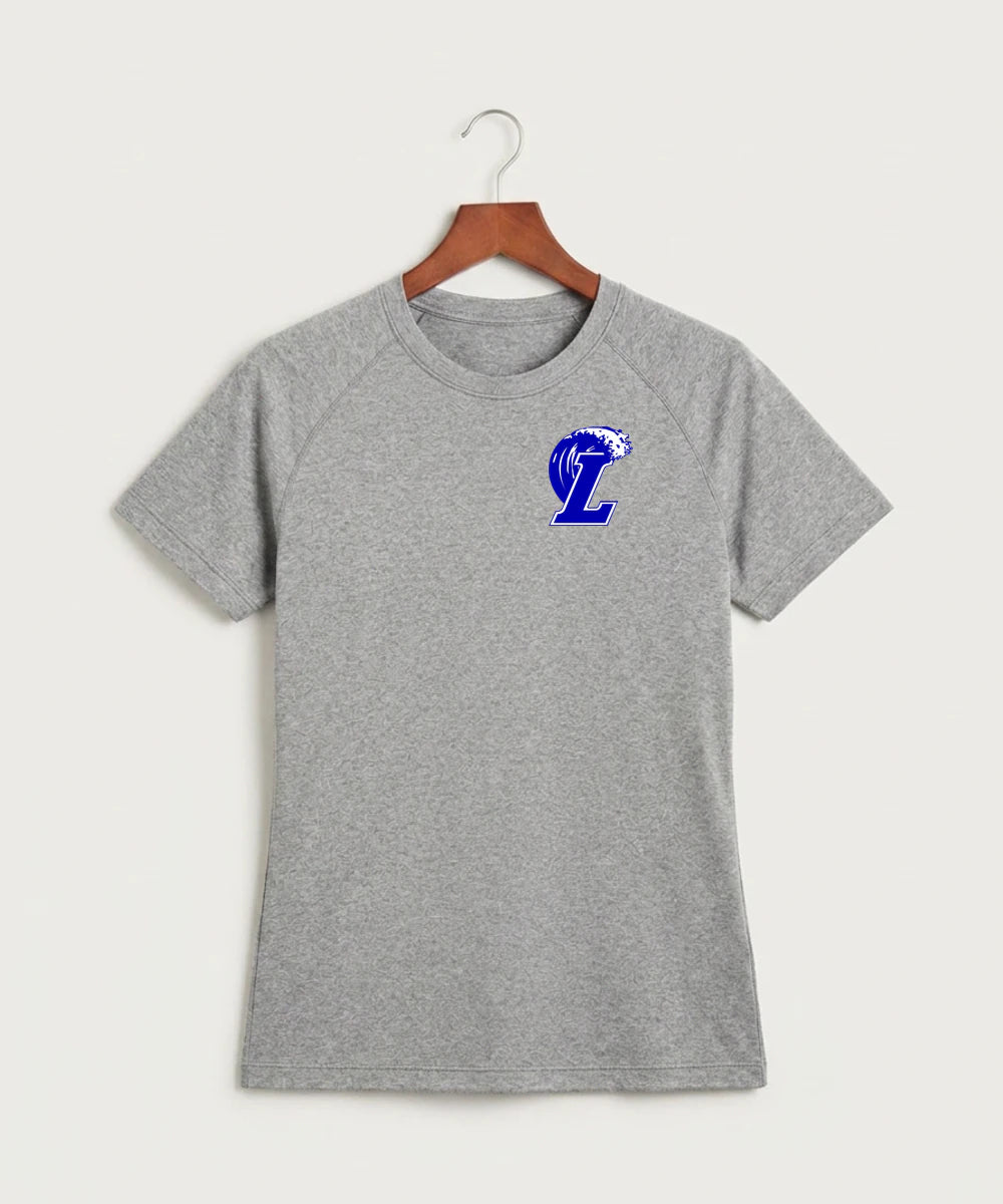 Lakeview High School Football (Boys) - Gray Tee - Left Chest