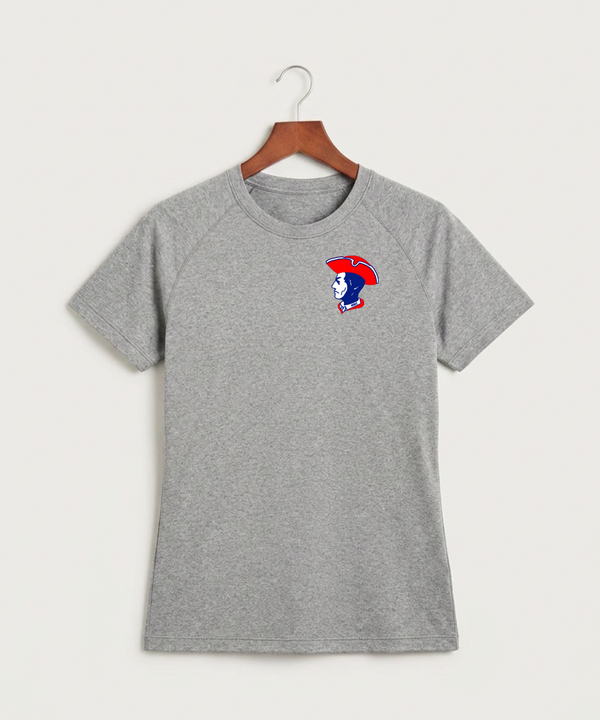 Hills-Beaver Creek High School Volleyball (Girls) - Gray Tee - Left Chest