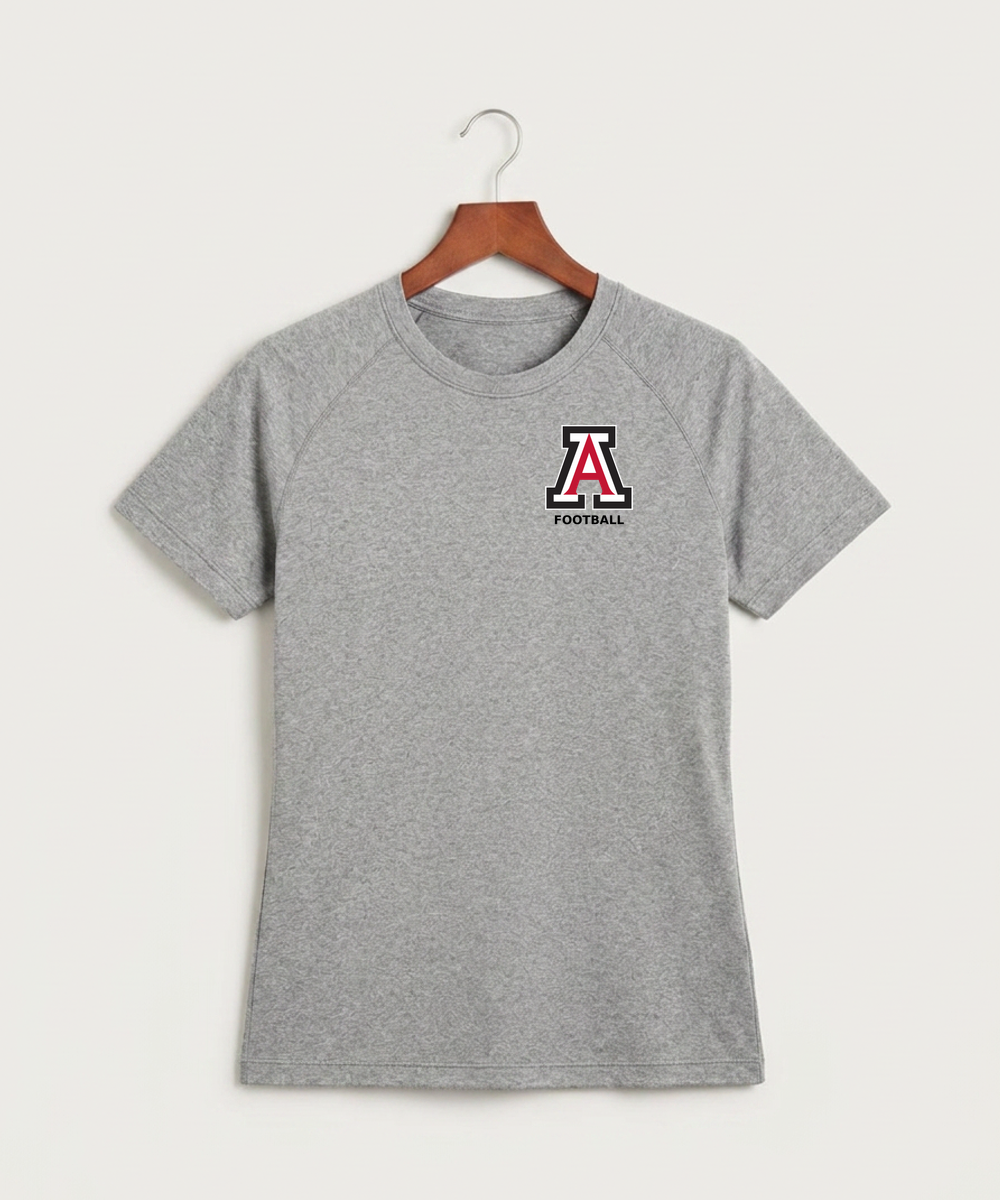 Amboy Football general - Gray Tee - Left Chest