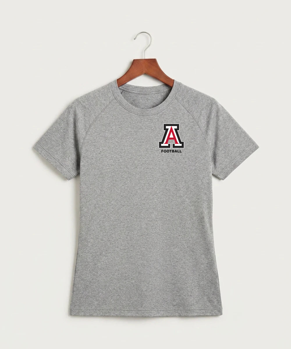Amboy Football general - Gray Tee - Left Chest