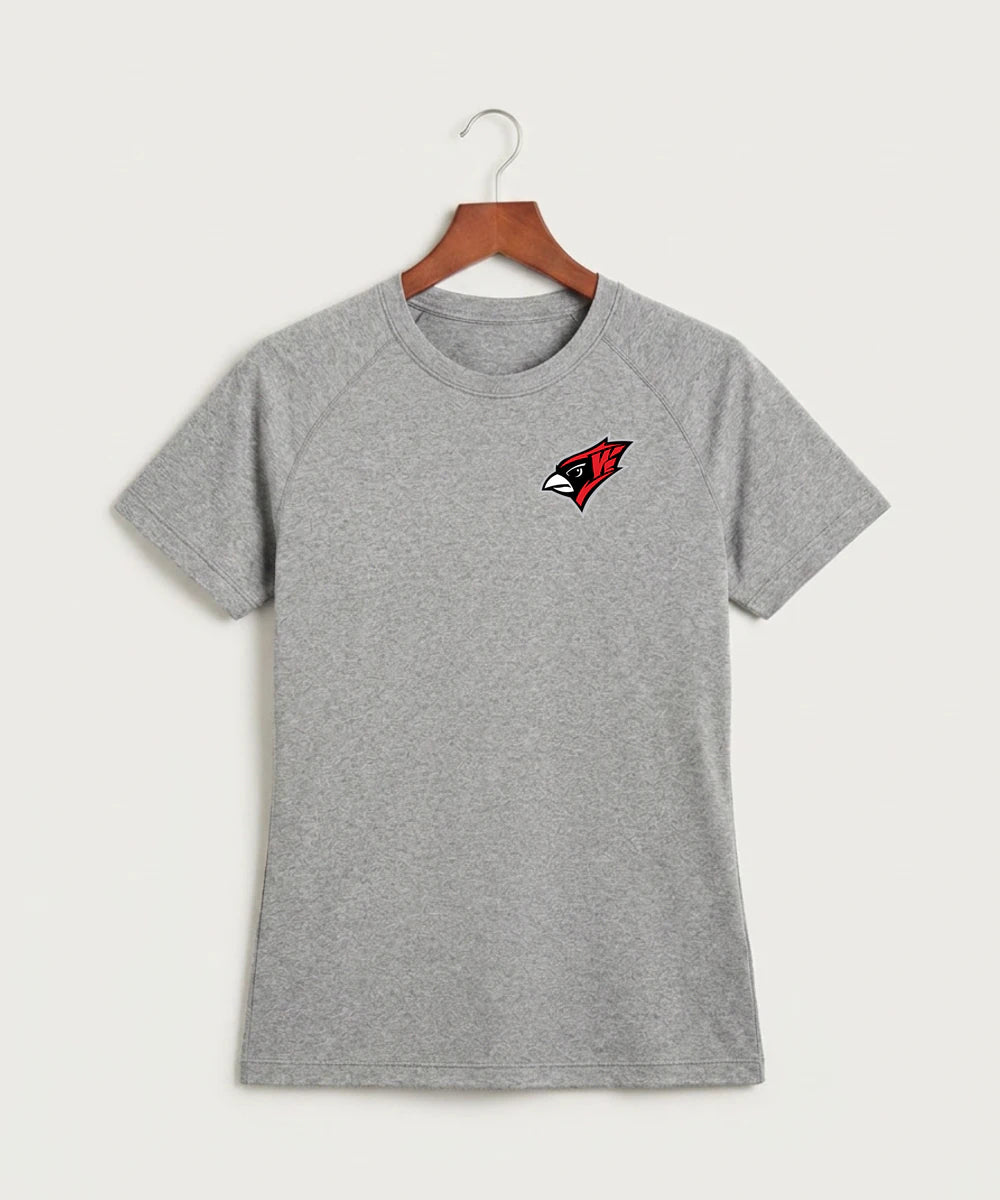 Willmar High School Athletics - Gray Tee - Left Chest