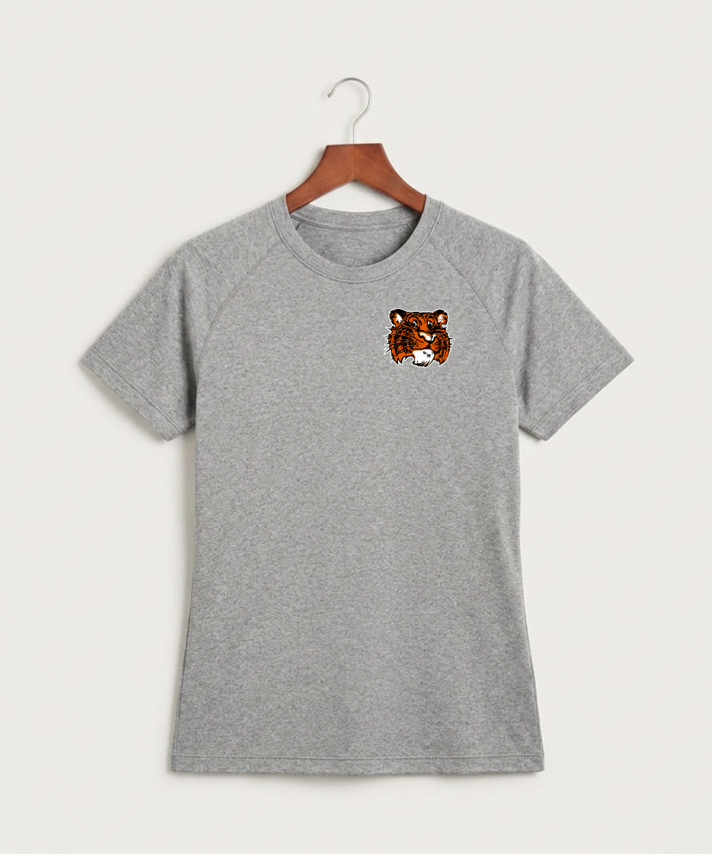 Browerville Public High School Athletics Coed - Gray Tee - Left Chest