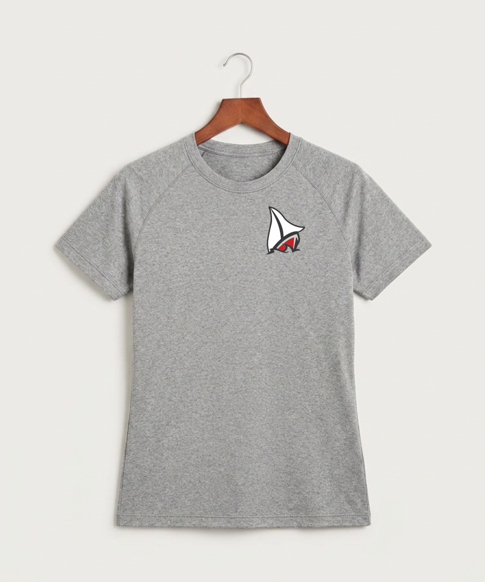 Detroit Lakes Community High School Football (Boys) - Gray Tee - Left Chest