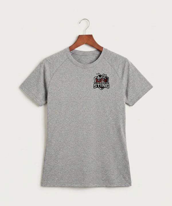 Yellow Medicine East High School Athletics - Gray Tee - Left Chest