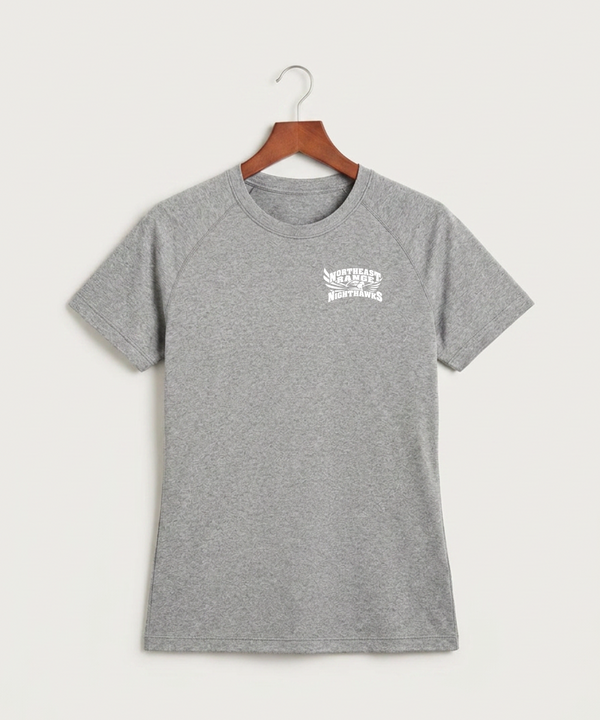 Northeast Range High School Volleyball (Girls) - Gray Tee - Left Chest