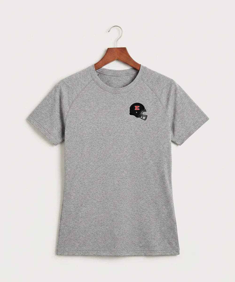 Duluth East High School Football (Boys) - Gray Tee - Left Chest