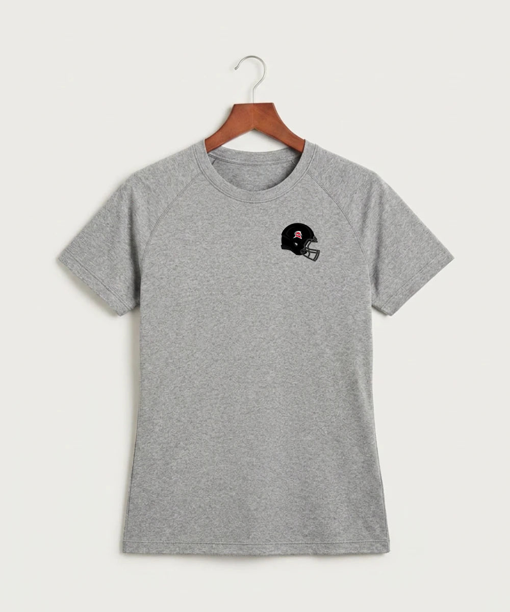 Hancock High School Football (Boys) - Gray Tee - Left Chest