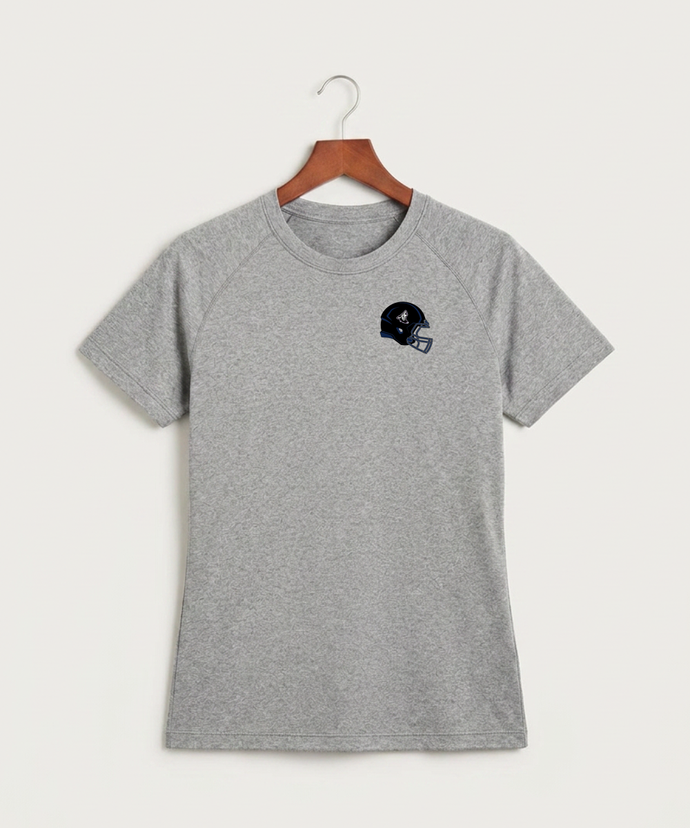 Heron Lake-Okabena High School Football (Boys) - Gray Tee - Left Chest