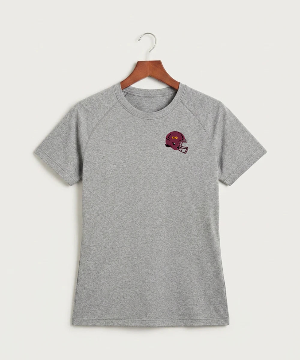 Lake of the Woods High School Football (Boys) - Gray Tee - Left Chest