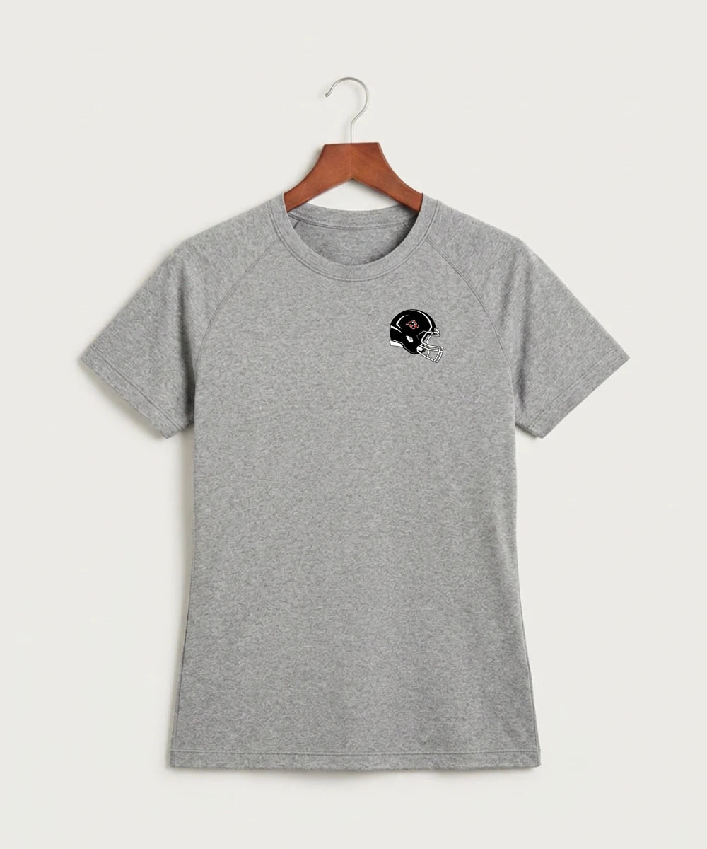 Milaca High School Football (Boys) - Gray Tee - Left Chest