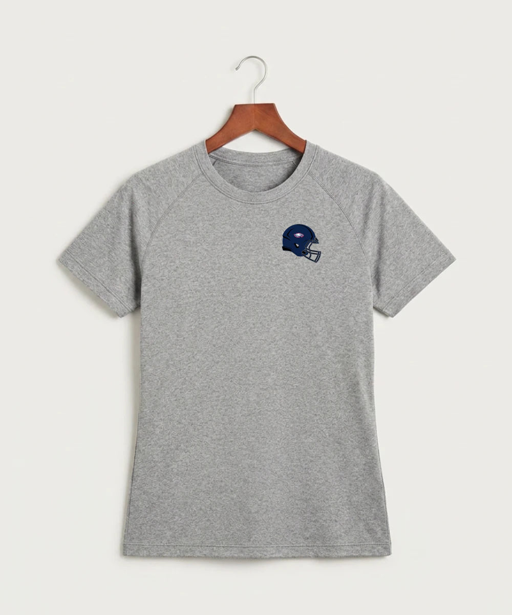 Pequot Lakes High School Football (Boys) - Gray Tee - Left Chest