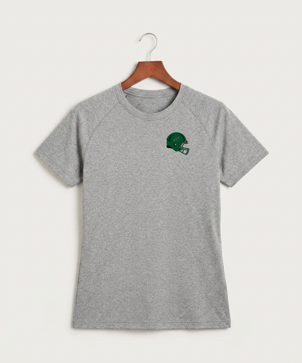 Rock Ridge High School Football (Boys) - Gray Tee - Left Chest