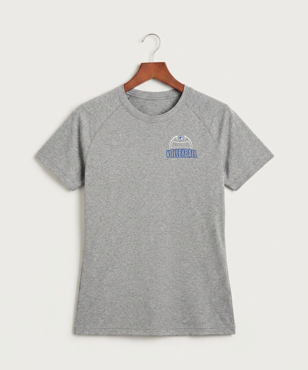 Owatonna High School Volleyball (Girls) - Gray Tee - Left Chest