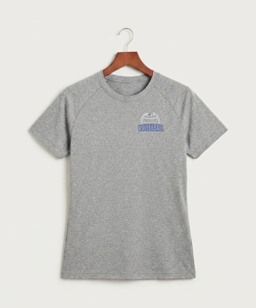 Owatonna High School Volleyball (Girls) - Gray Tee - Left Chest