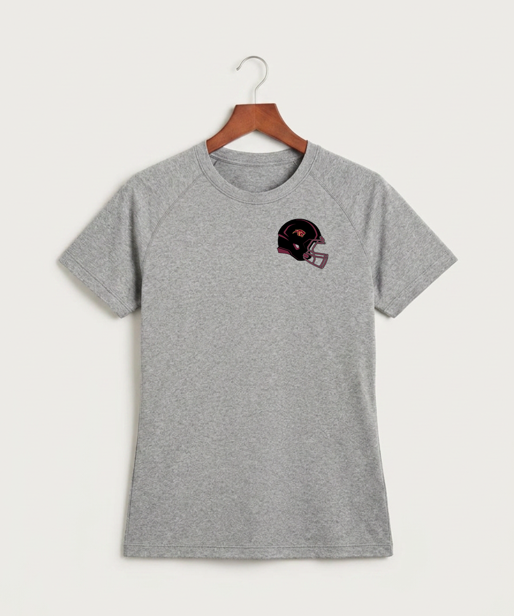 Pine Island High School Football (Boys) - Gray Tee - Left Chest