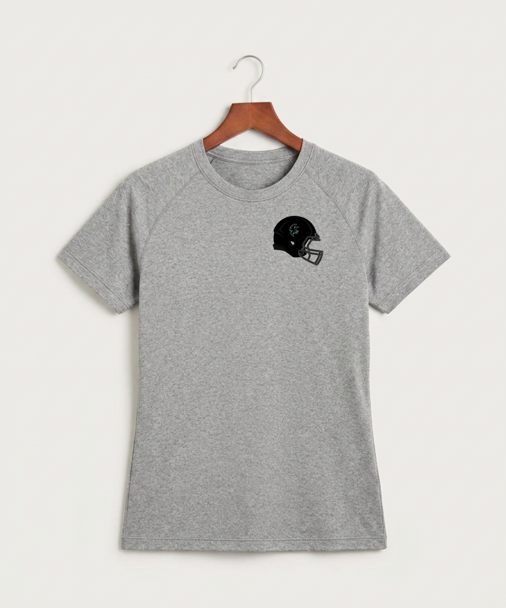 Alden-Conger-Glenville Emmons High School Football (Boys) - Gray Tee - Left Chest